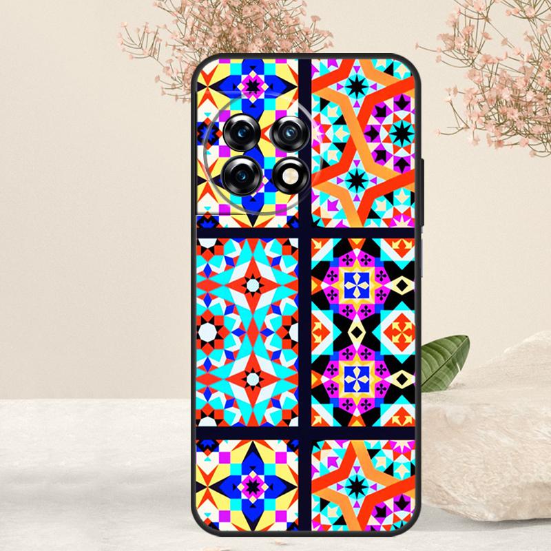 Moroccan Mosai Tile Pattern Case For OnePlus 15R 13R 13T 15 13 12 12R 11 10T 8 9 10 Pro Nord 5 CE 4 3 Lite N20 N30 Cover