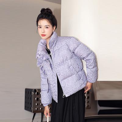 Winter New Cotton-padded Clothes Women's Short Fashion Cotton-padded Clothes Versatile Stand-up Collar Cotton-padded Jacket Casual Loose Coat