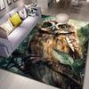 Owl Carpet for Modern Living Spaces | Wildlife Themed Area Rugs | Cozy Home Furnishings for Nature Lovers Skid resistant carpet