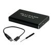 USB3.0 mSATA Drive Enclosure Tool Less External Hard Disk Drive Case For 22x30MM 22x42MM Drive Housing Case