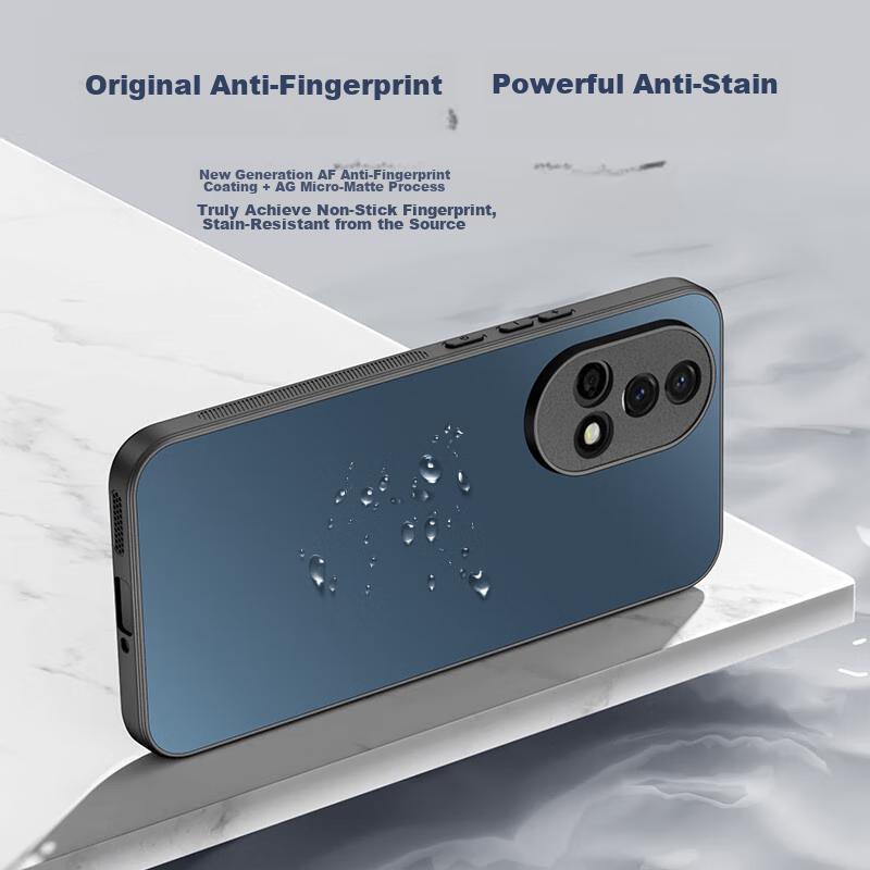 Phone Case for Huawei Nova 12, Protective Cover for Huawei Nova 13, Frosted Full Coverage Ultra-Thin Shockproof Anti-Fingerprint Case - Graphite Black