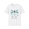 Inspirational Dragonfly T-Shirt - Gift for Nature Lovers, Motivational Apparel,