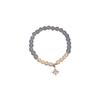 Tidal Tears Aquamarine Pearl Bracelet Women's Niche Design Temperament Versatile Exquisite Cold Beaded Jewelry