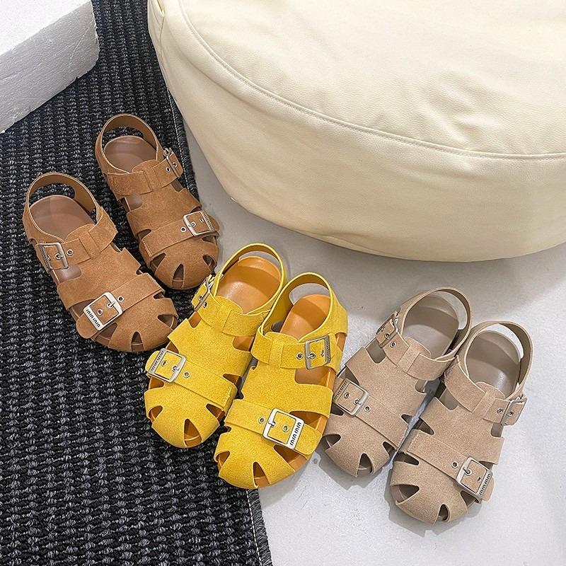 Summer New Retro Trend Versatile Wear Fashion Versatile Sandals Comfortable Women