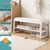 Wooden Entryway Multi-layer Shoe Rack