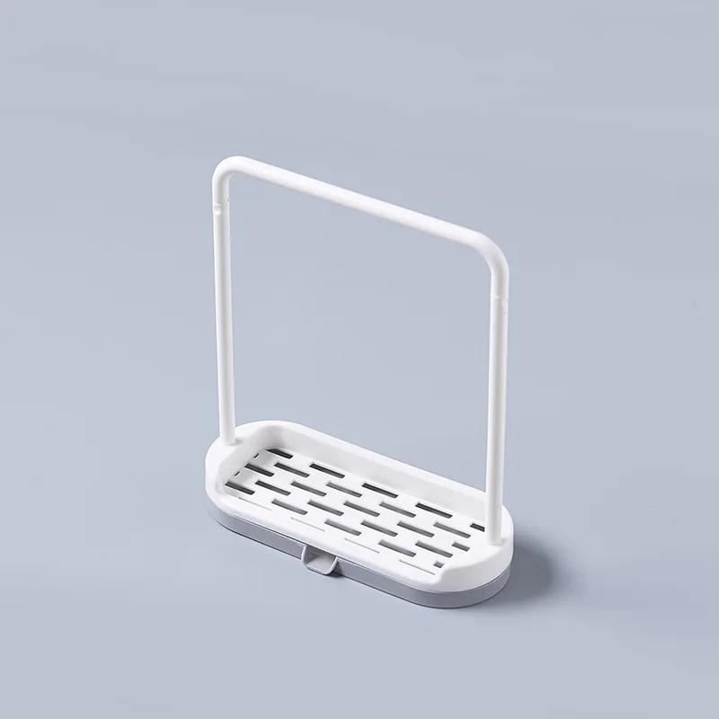Estante de Almacenamiento de Cocina Estante Colgador de Paños Estante Escurridor de Toallas y Esponjas Soporte para Jabón de Baño Organizador de Encimera para Fregadero