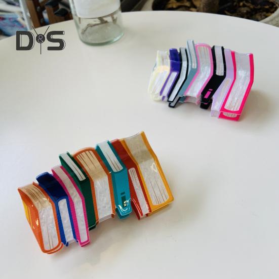 2 Pcs Book Hair Clips Book-inspired Women Funny Hair Accessories Back To School Hair Claw Clip Gift for Book Lovers