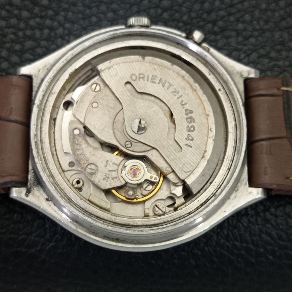 USED VINTAGE ORIENT CRYSTAL AUTOMATIC JAPAN MENS ORIGINAL DIAL WATCH a702252-5 R123-a702252