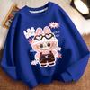Children's Fashion Round-neck Hoodie, Spring and Autumn Boys' and Girls' Casual Long-sleeved Coat