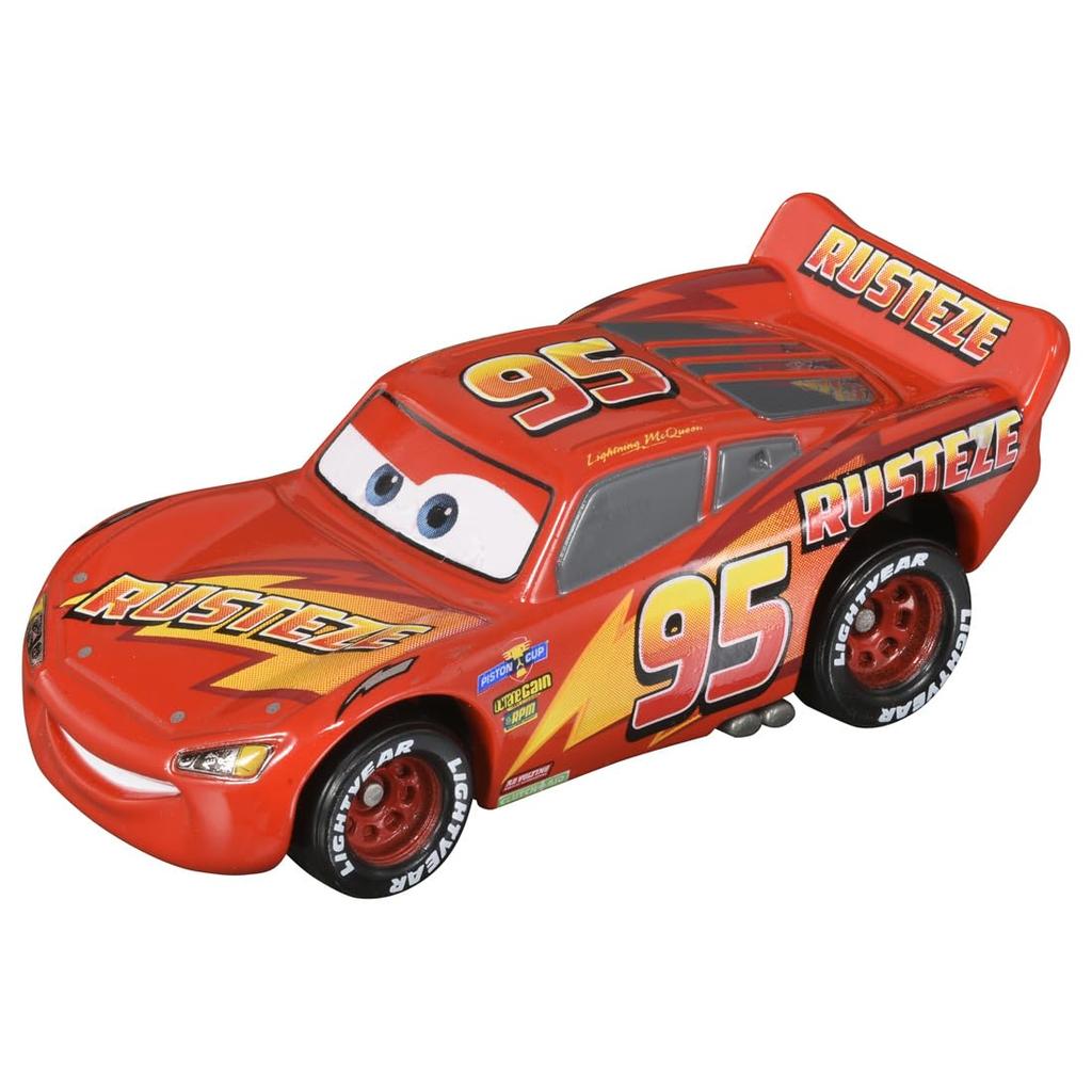 TAKARA TOMY Tomica Disney Cars C-16 Lightning McQueen (Cars 3 Intro Type) Miniature Car Toy for Ages 3 and Up