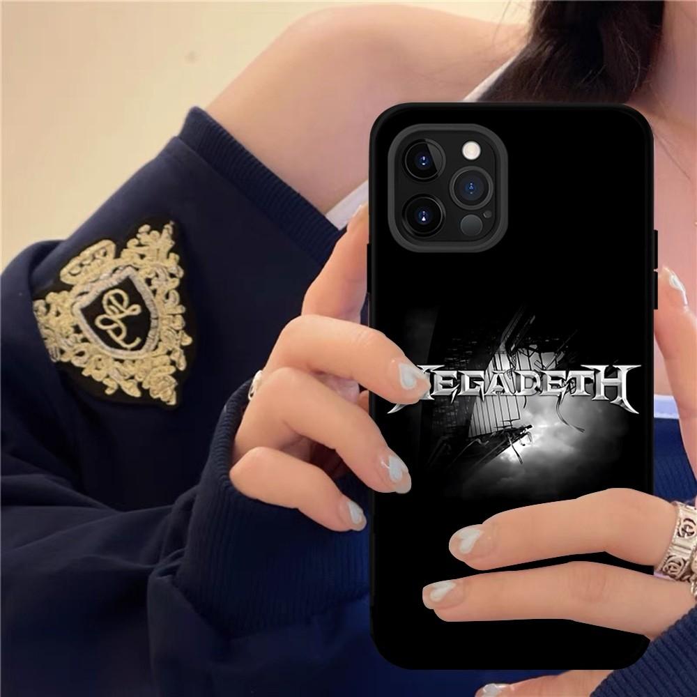 Music Rock M-Megadeth Phone Case For IPhone 16 15 14 11 12 13 Mini Pro XS Max Cover 6 7 8 Plus X Funda Shell