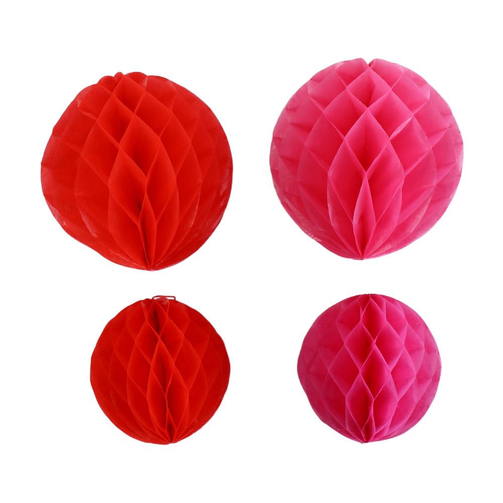 Good Luck Paper Honeycomb Ball Lantern Best Wishes Party Pendants Lantern Baby Shower