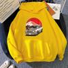 Drift Japanese Anime Hoody O-Neck Long Sleeve Sweatshirts JDM Car Clothes Men Women Moletom Tops