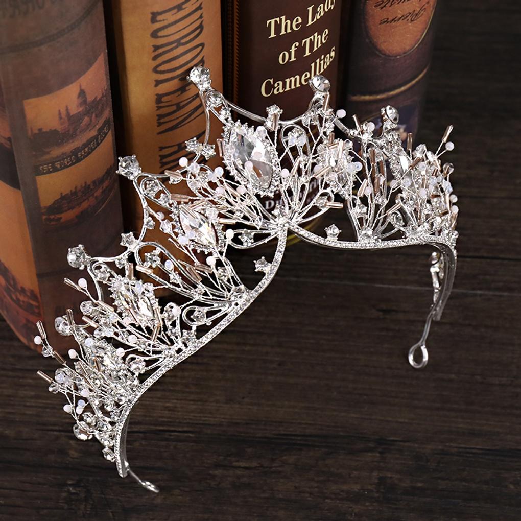 Women's Daily Wedding Tiara Self-Wedding Bridal Hair Crown