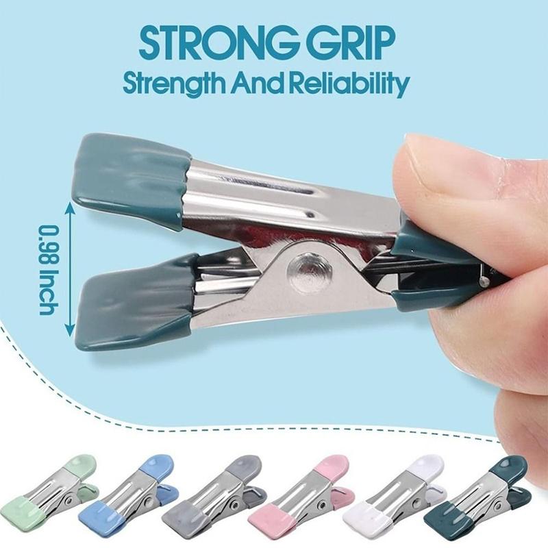 ?10Pcs Stainless Steel Clothespins Laundry Clothes Pegs Pants Hanger Portable Hanging Clothes Clips Closet Clothes Organizer