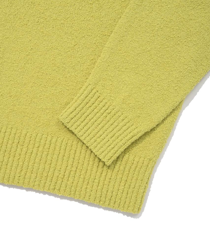 COVERNAT Middle C Logo Crewneck Knit Light Lime