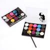 Body Paint Non-sticky High Saturation Level Safe Halloween Party Makeup Dress Beauty Palette for Crafts Making