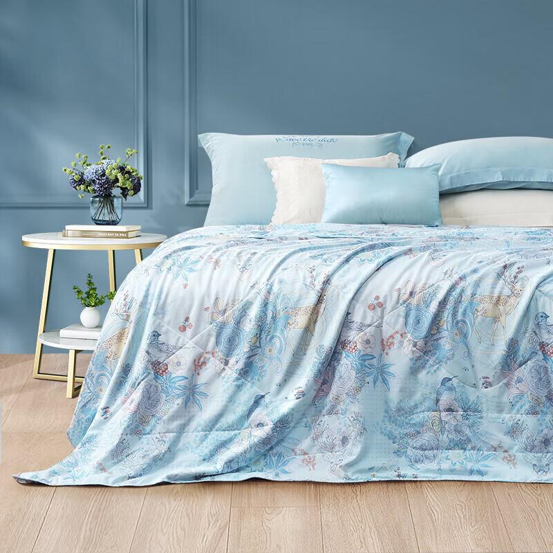 FUANNA 100% Tussah Silk Antibacterial Quilt
