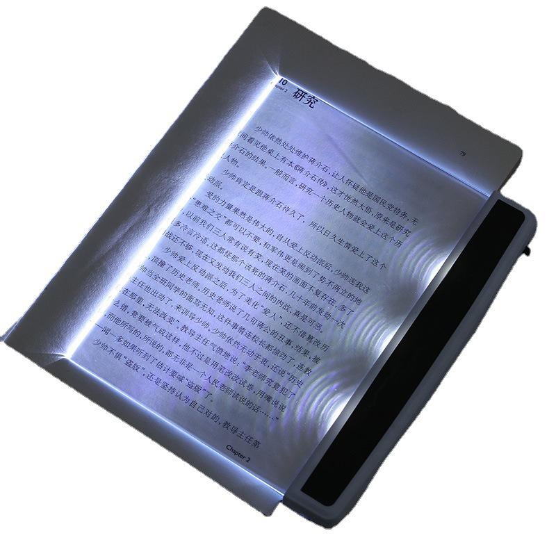 1PC LED Flat Panel Night Vision Reading Light Portable Eye Protection Energy Saving Reading Light Student Night Reading Light