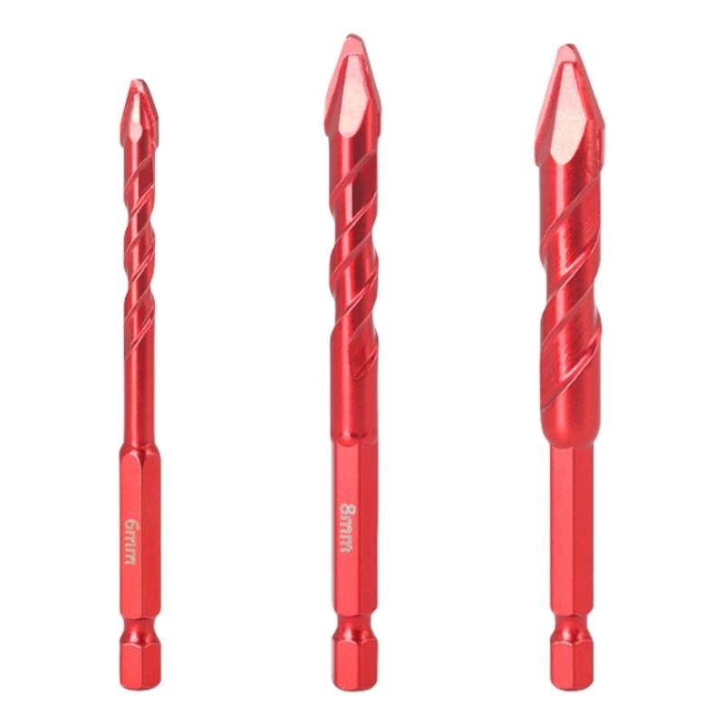 2/3/4/5Pcs Tile Bit Spades Drill Bit Set High Hardness Eccentric Drill Crooked Tip Eccentric Drill Bit Tilted Eccentric