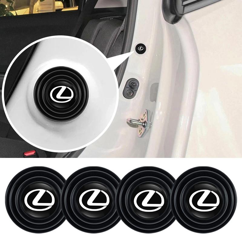 Car Door Shockproof Gasket Shock Absorbing Buffer Pad Sticker Tire Valve Cap For Lexus F Sport ES LM GS IS NX RX LX IS250 IS430