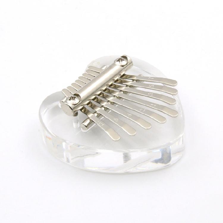 Acrylic Finger Piano Musical Instrument for Beginners Kids and Adults, 8 Keys Mini Thumb Piano Finger Piano Music Gifts