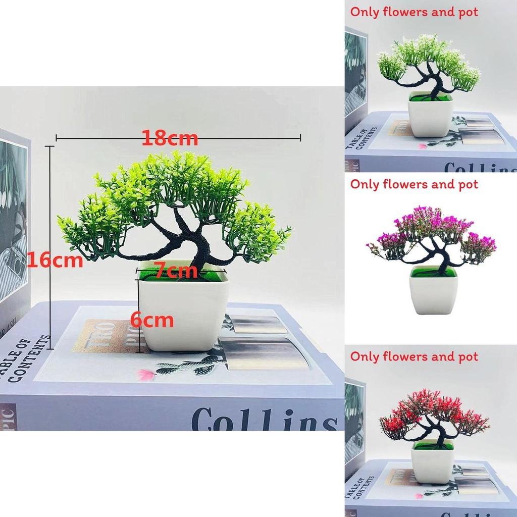 Artificial Bonsai Tree With Plastic Material For Home Decor Gift Plant Crafts