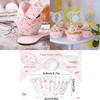 100Pcs Mini Pink Bowknot Cake Paper Liners for Baking Muffins Chocolate Cupcakes Cup Party Tray Cake Mold Decorating Tool