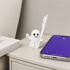 Ghost Pen Holder, Halloween Cute Ghost Desk Organizer, Spooky Pen Rest Stand for Pencils, Funny Office Home Decor
