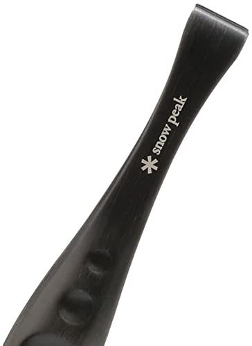 Snow Peak Pitts Stainless Steel CS-370 Tongs, for Yakiniku, BBQ, Tapered Design, Corrosion Resistant, Outdoor Camping (Pack of 3)