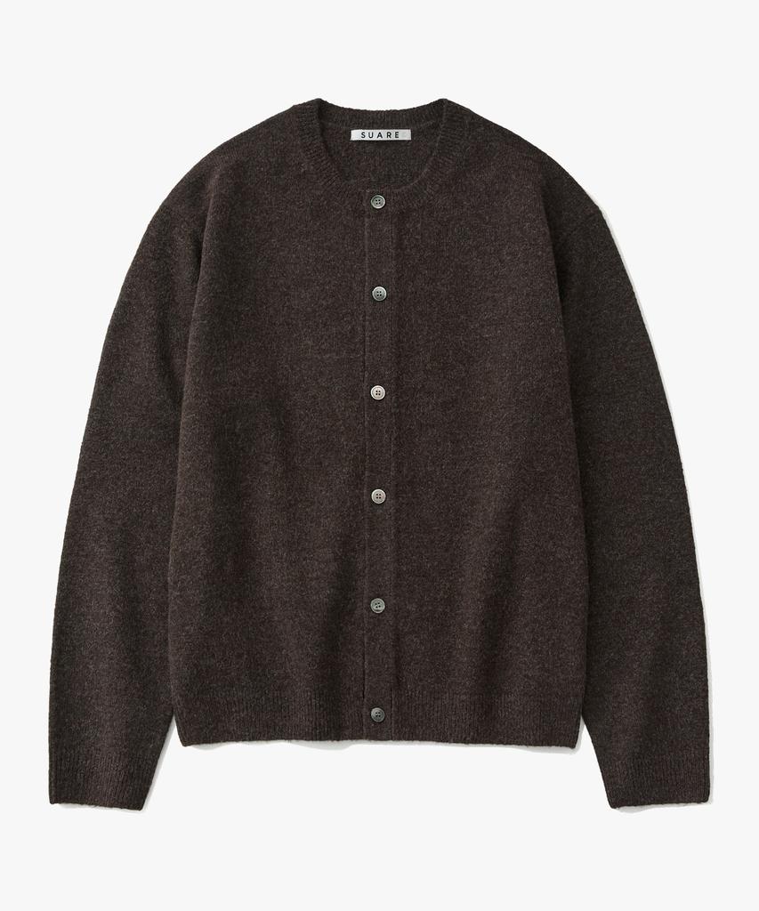 SUARE [Genflox X SUARE] Daily Round Crop Cardigan - 5 Colors