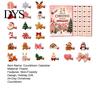 Advent Calendar Box 24-Day Christmas Hair Clip Calendar, Girls Countdown with Holiday Accessories Set 24 Cute Hairpins, Party Gift, DIY Sweet Style
