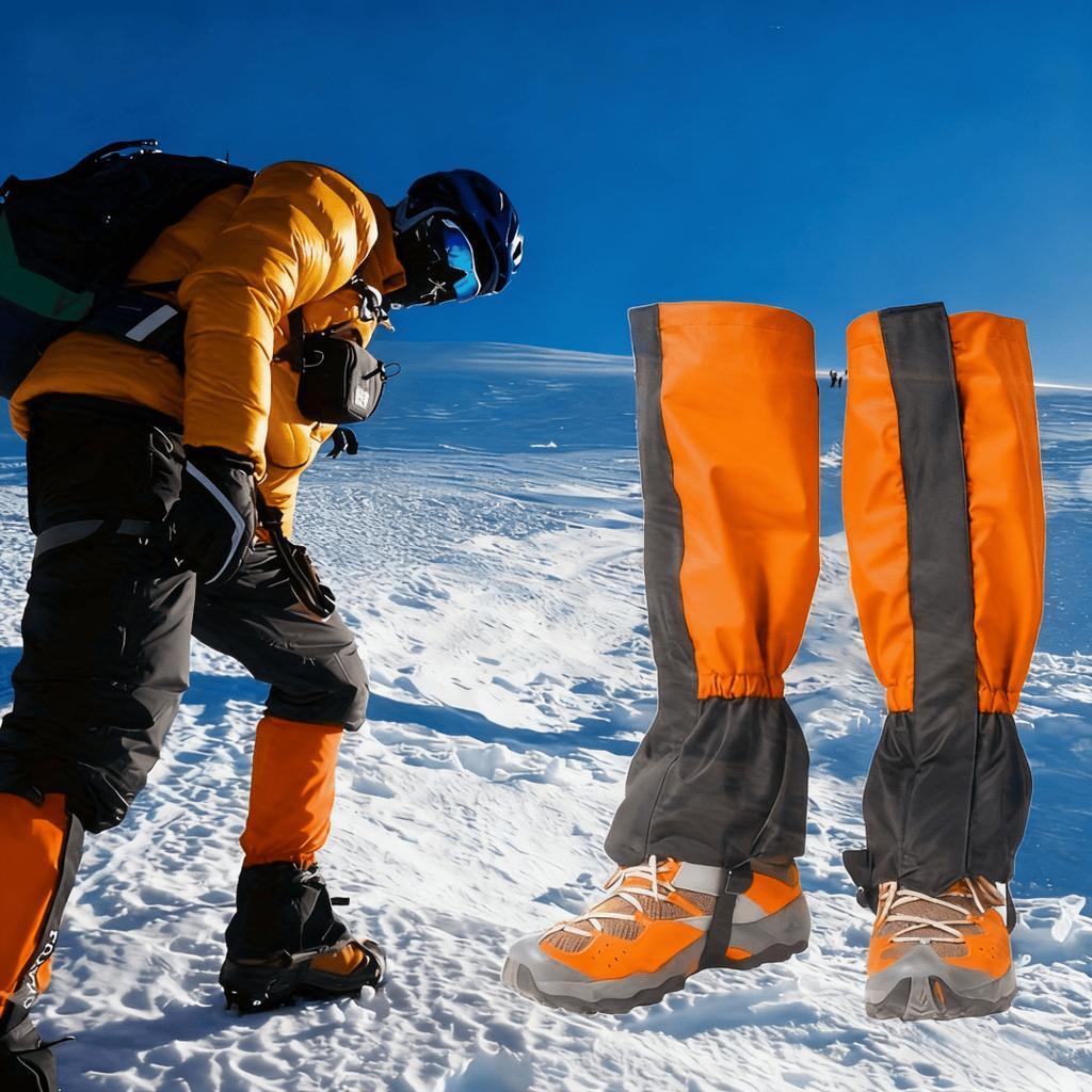 Leg Boot Gaiters Hiking Leg Gaiters Snake Gaiters- Snake Bite Protection for Lower Legs Adjustable Snow Boot Gaiters for Hiking and Snowshoeing