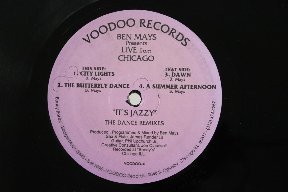

12inch Record BEN MAYS PRESENTS LIVE FROM CHICAGO Ben Mays Presents Live From Chicago VOODOO4 VOODOO RECORDS 1996 US Dance Electronica Used