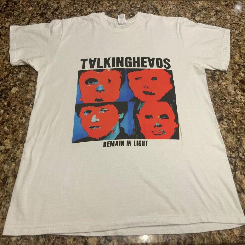 Talking Heads Remain In Light Heavy Heavy Cotton White Shirt Reprint KH14011 Unisex T-Shirt S