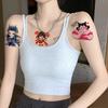 30 Piezas Nezha Ao Bing Impermeable y Duradero Tatuaje a Color Pegatina para el Brazo Personajes de Dibujos Animados Anime Tatuajes Temporales para Niños Calcomanía