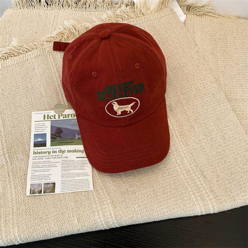 Peaked Stitching Embroidered Cute Visors Blocking UV Protection Sun Outdoor Neutral Gender Women  Men For Cap Tongue Duck Cotton Plain Color Solid