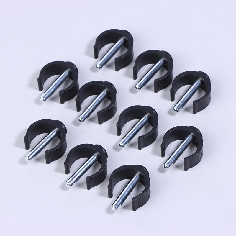 10/30pcs C-Shaped Fasteners, Walker Plastic Accessories, Tube Positioning Open Clips, Crutch Buckles