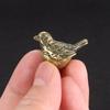 Antike Reines Kupfer Spatz Kupferornamente Lustiger Vogel Teehaustier Dekorationen Messing Antiquitäten Heimfiguren & Miniaturen