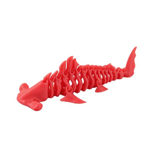 3D Printed Shark Figurine Flexible Fidget Animal Model Articulated Stress Relief Desk Toy