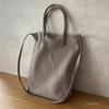 Noah Zustand voller Zufriedenheit TragetascheSchultertasche, großes Fassungsvermögen, leicht, schlicht, einfarbig, Kunstleder mit Taschen (Taupe)