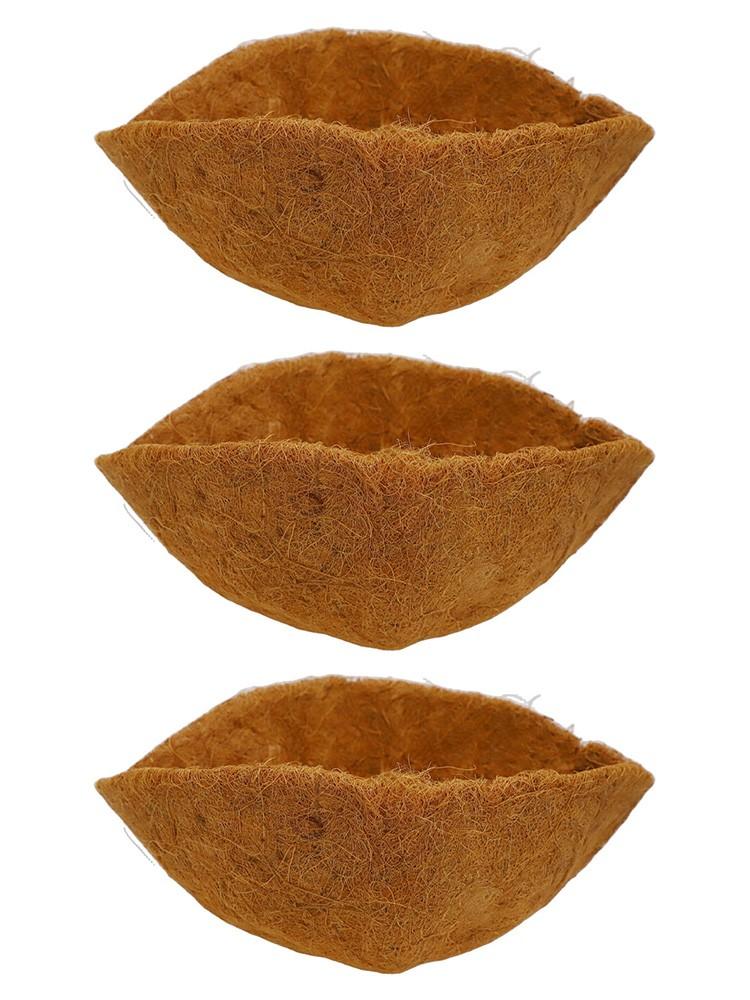 8-16 Inch Hanging Basket Liner Coconut Coco Fiber Natural 12in