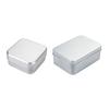 Lightweight Aluminum Soap Holder with Lid Aluminum Soap Box Container with Removable Draining Layer Moisture Resistant