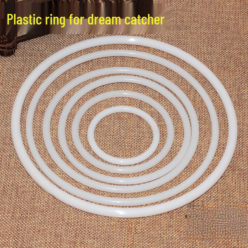 Heirs Dreamcatcher Handmade Accessories: Plastic Round Rings and Circles. 5CM diameter, 1 plastic ring