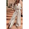 Fashionable Casual Loose Long-sleeved Plus-size Suit for Women
