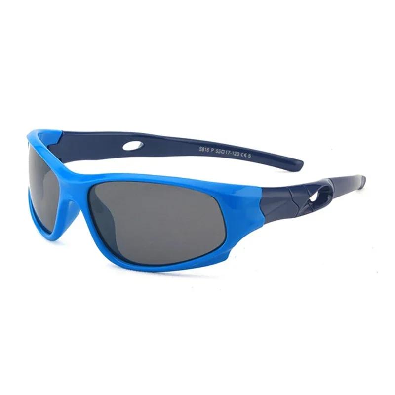 Kids Sunglasses Polarized Unbreakable Baseball Shades Outdoor Sports Goggle  for Boys Girls Child Age 3-12