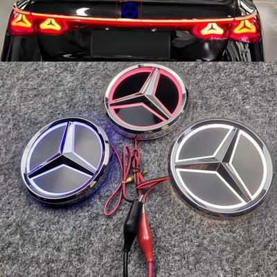 9.5 ס"מ תגית אחורית לרכב ABS LED תאורת תג אביזרים עבור מרצדס בנץ S350 S300L S A B C E Class GLA GLK ML GL GLC GLE