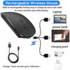 Wireless mouse for MacBook MacBook MacBook desktop Windows Dell (black) Pro, Air, laptops, Macs, iMacs, computers, Chromebooks, 7/8/10/11 PCs, HP,