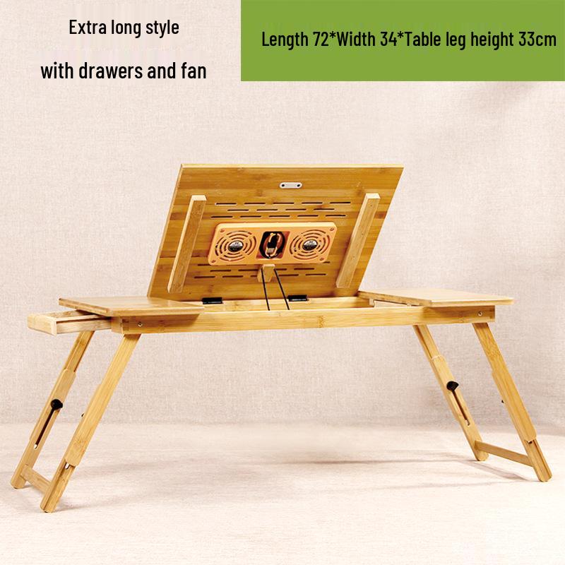 Minimalist Bamboo Laptop Bed Desk - Perfect for Dorms & Study Spaces