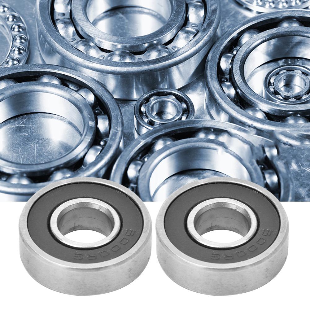 10Pcs 6000RS Mini Bearing High Accuracy Speed Carbon Steel Punching Industrial Parts 10x26x8mm